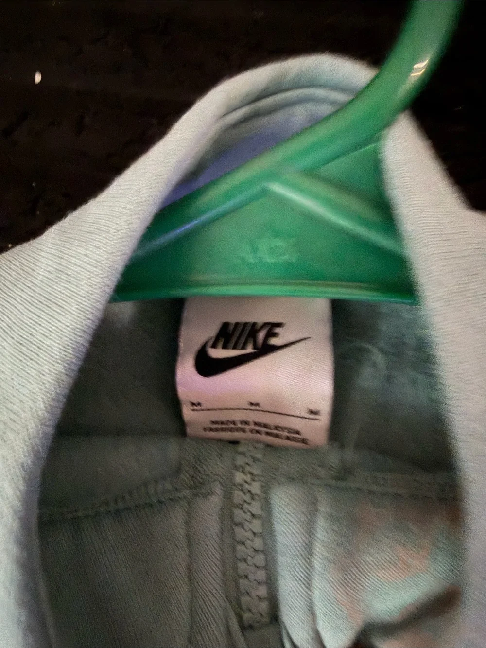Nike Sage Green Quarter-Zip Pullover